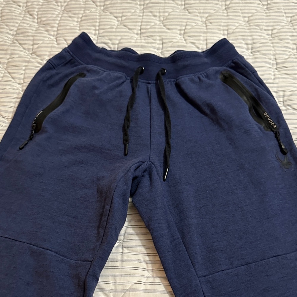 Spyder Blue Joggers with Black Accents